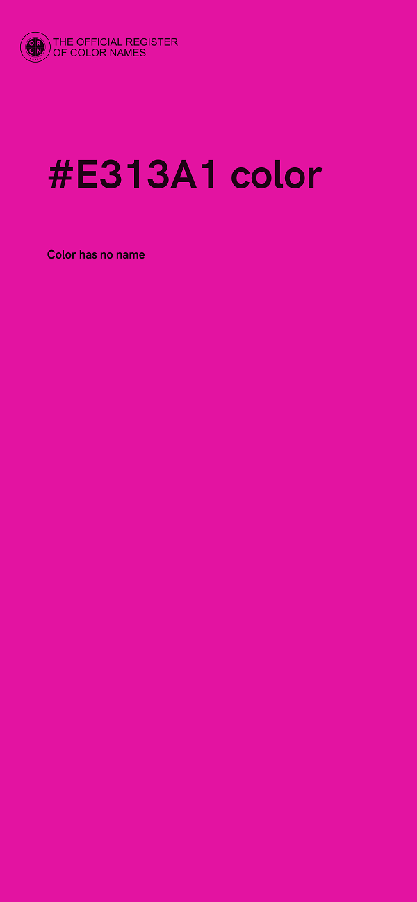#E313A1 color image