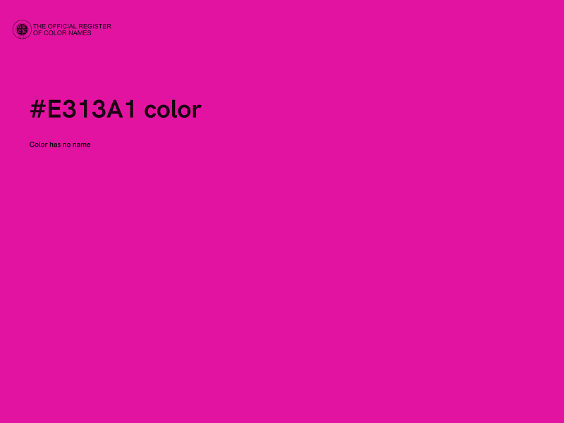 #E313A1 color image