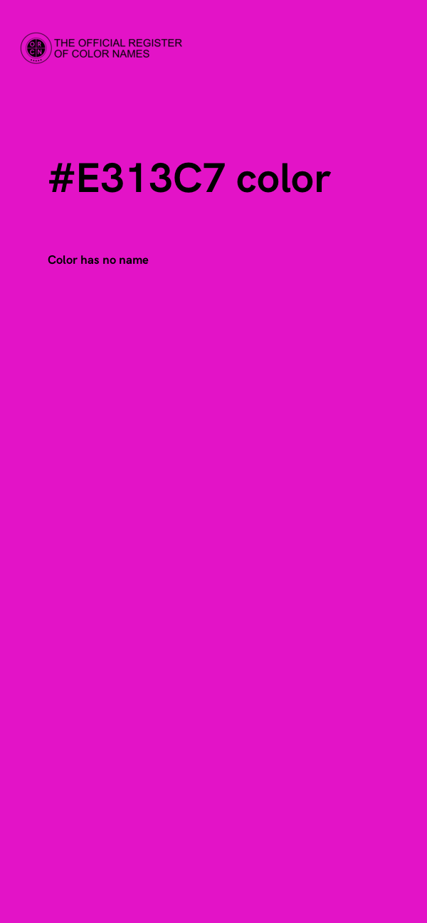 #E313C7 color image