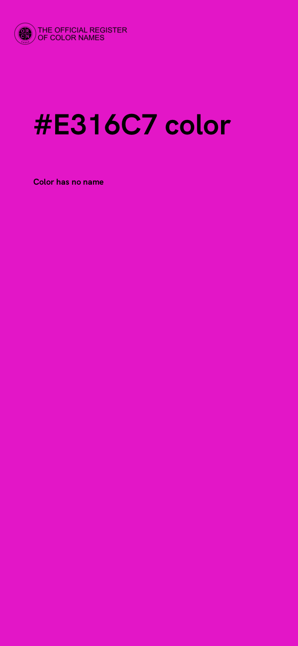 #E316C7 color image