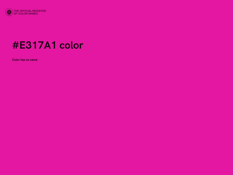 #E317A1 color image