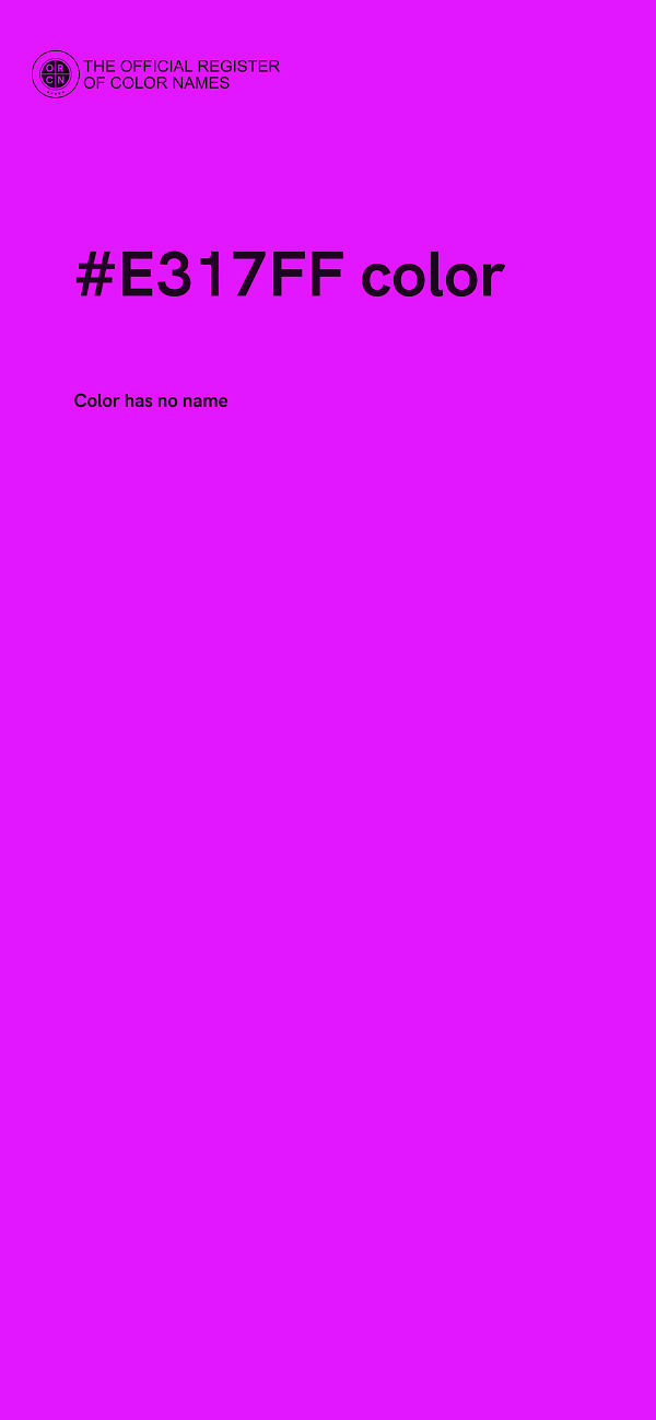 #E317FF color image