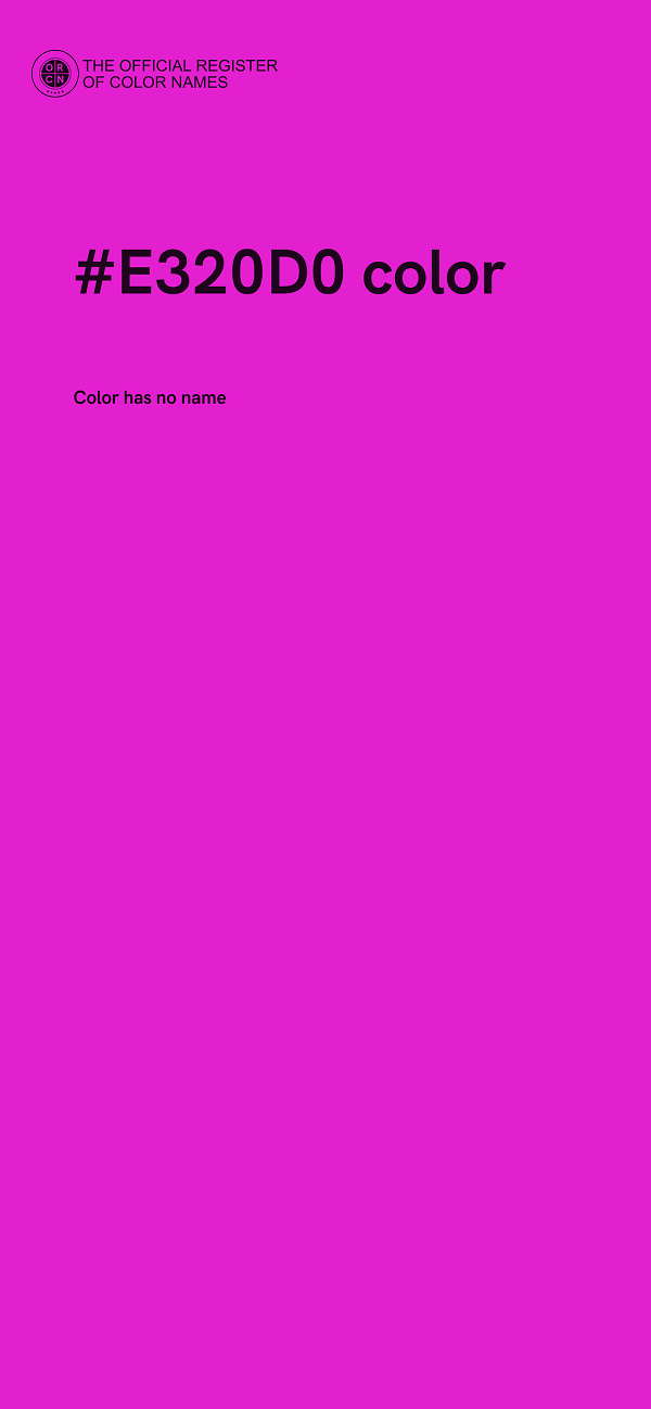 #E320D0 color image