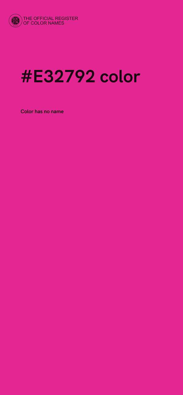 #E32792 color image