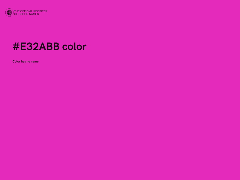 #E32ABB color image