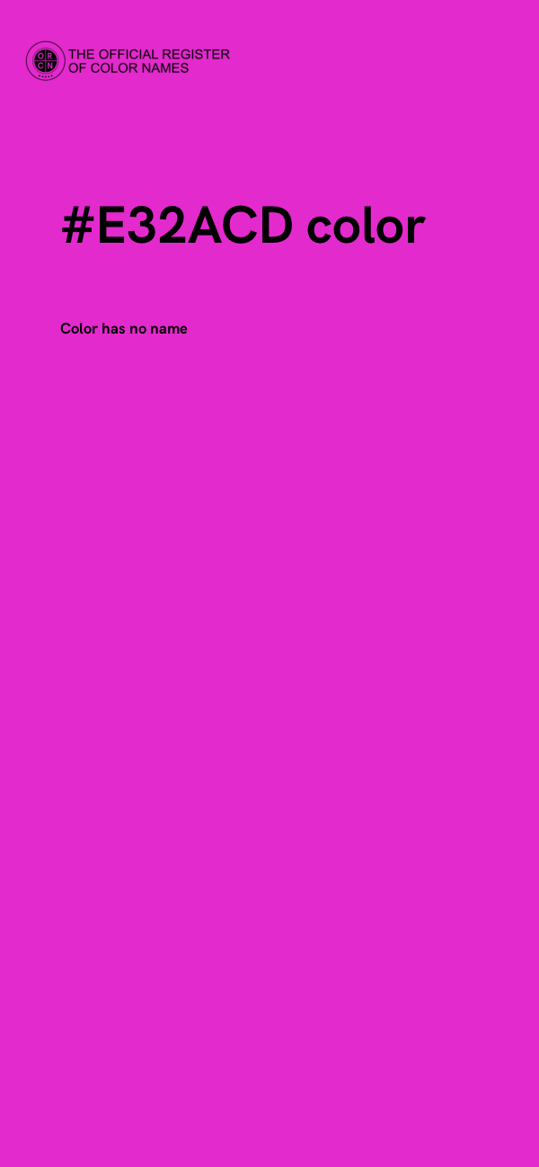 #E32ACD color image