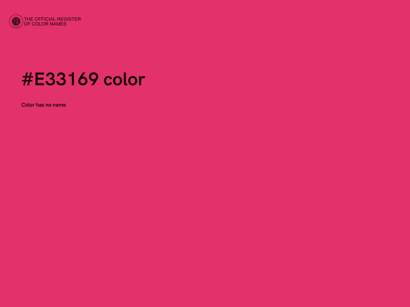 #E33169 color image