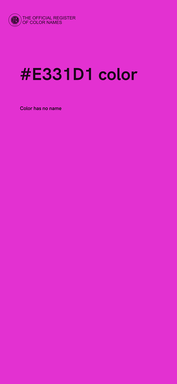#E331D1 color image