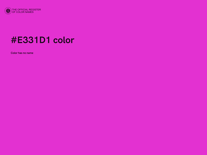 #E331D1 color image