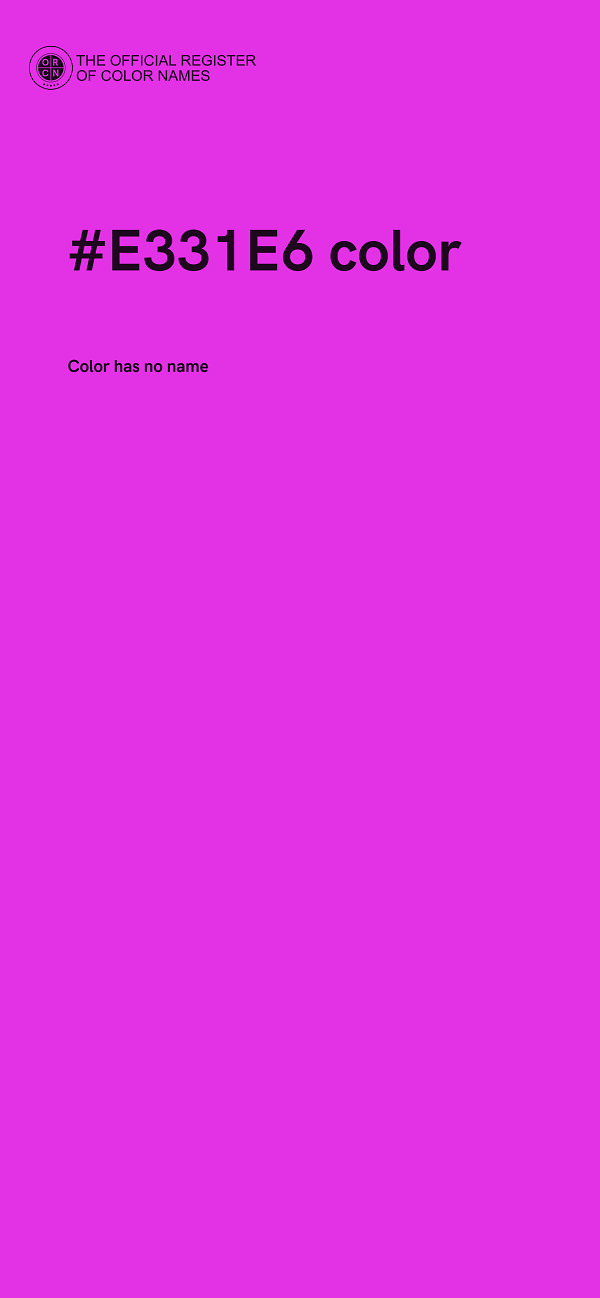 #E331E6 color image