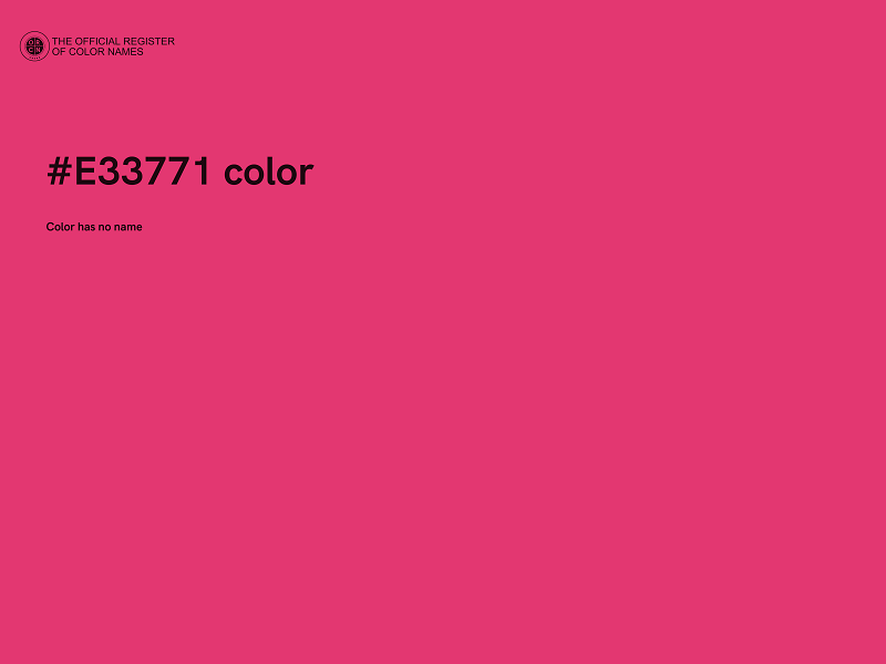 #E33771 color image