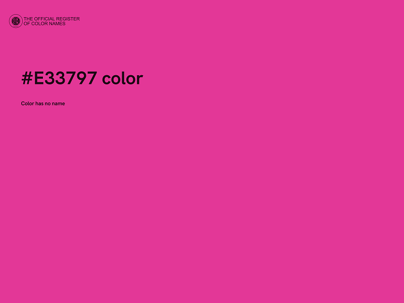 #E33797 color image