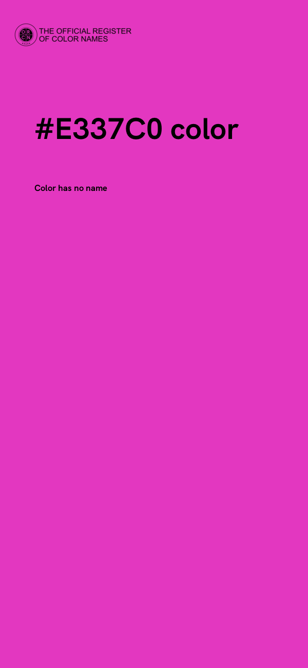 #E337C0 color image