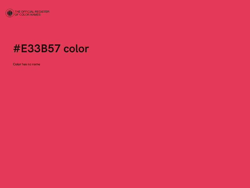 #E33B57 color image