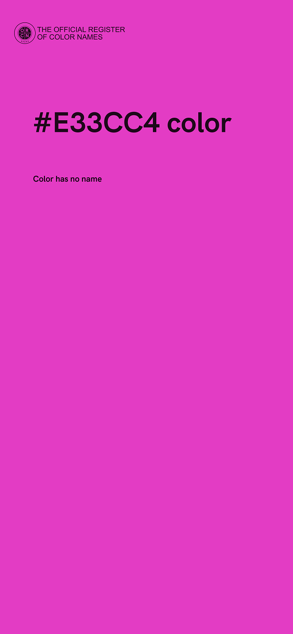 #E33CC4 color image