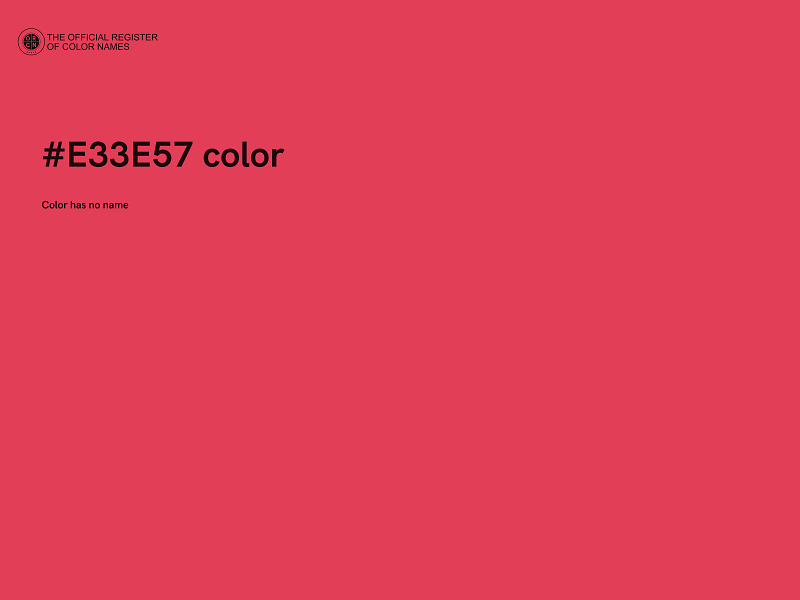 #E33E57 color image