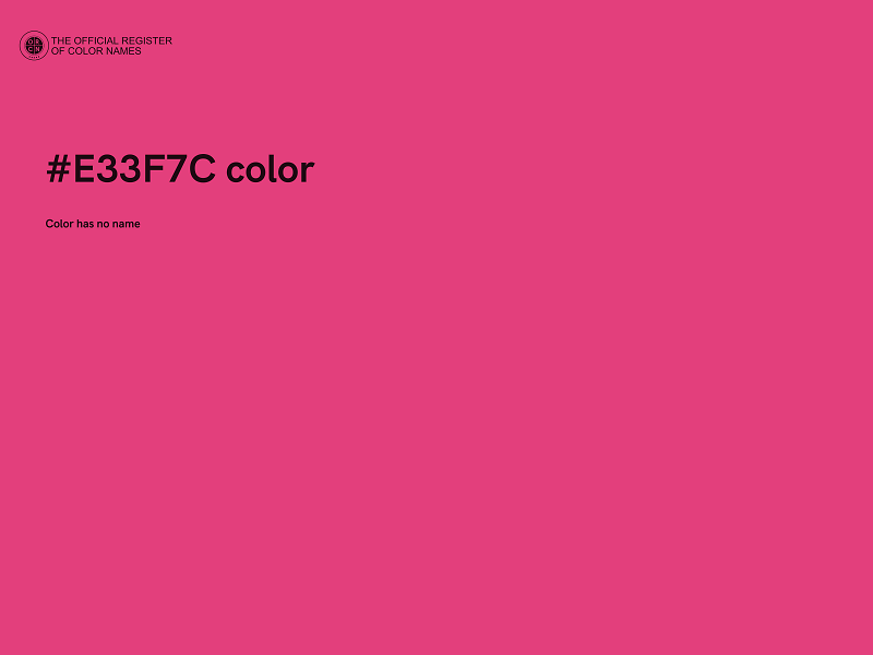 #E33F7C color image