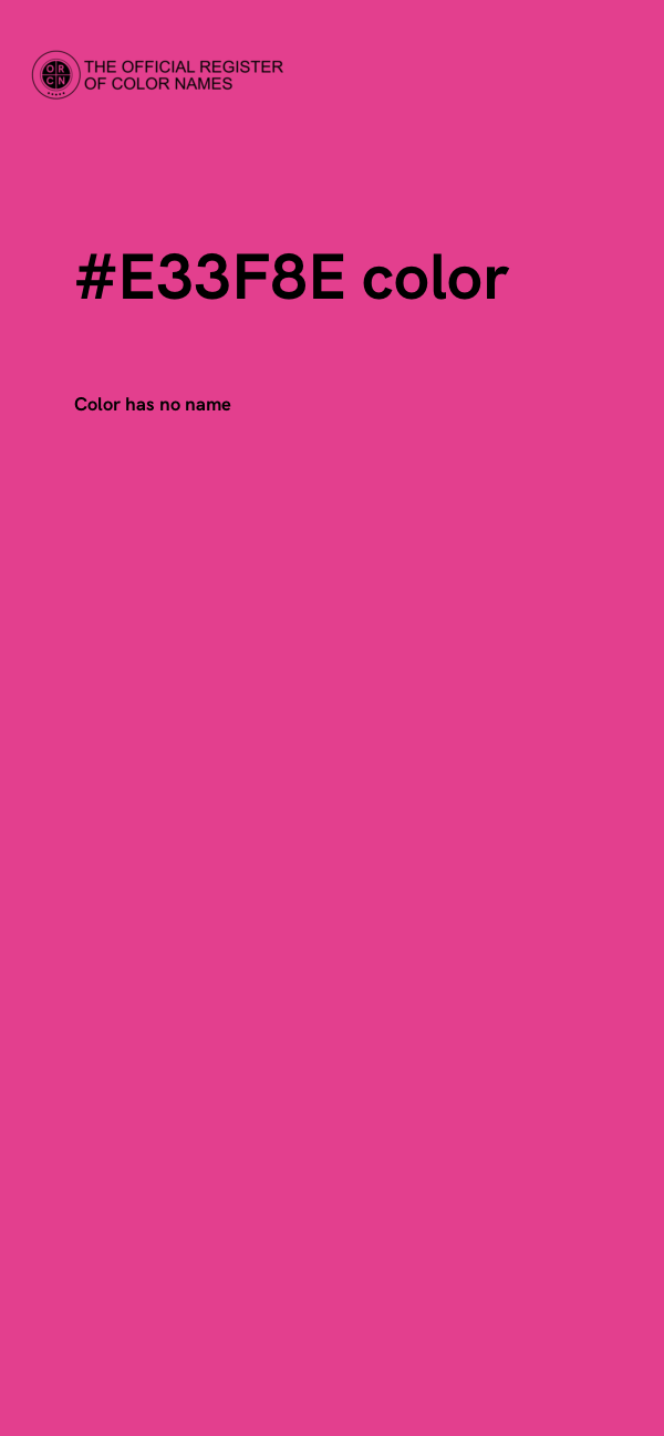 #E33F8E color image