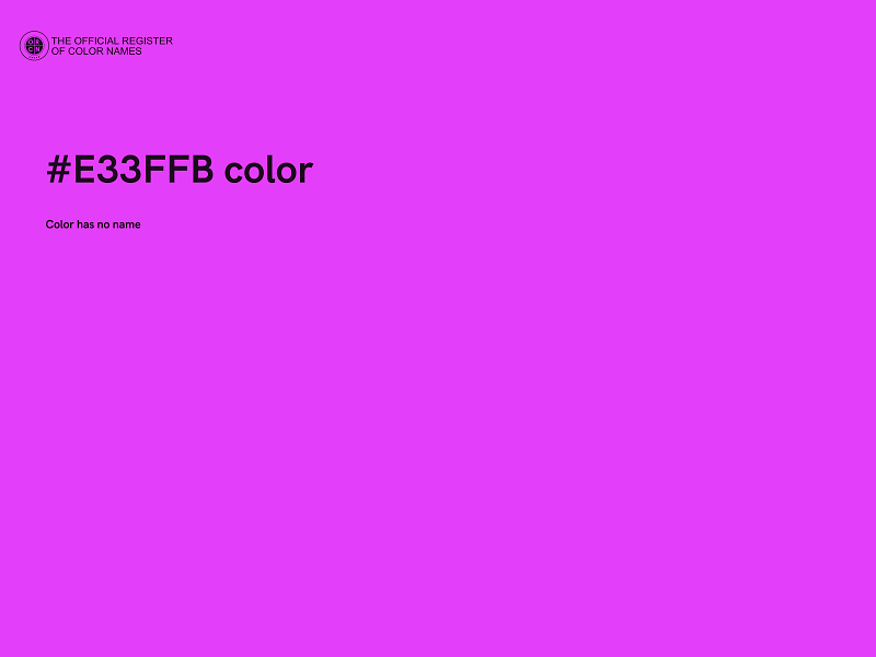 #E33FFB color image