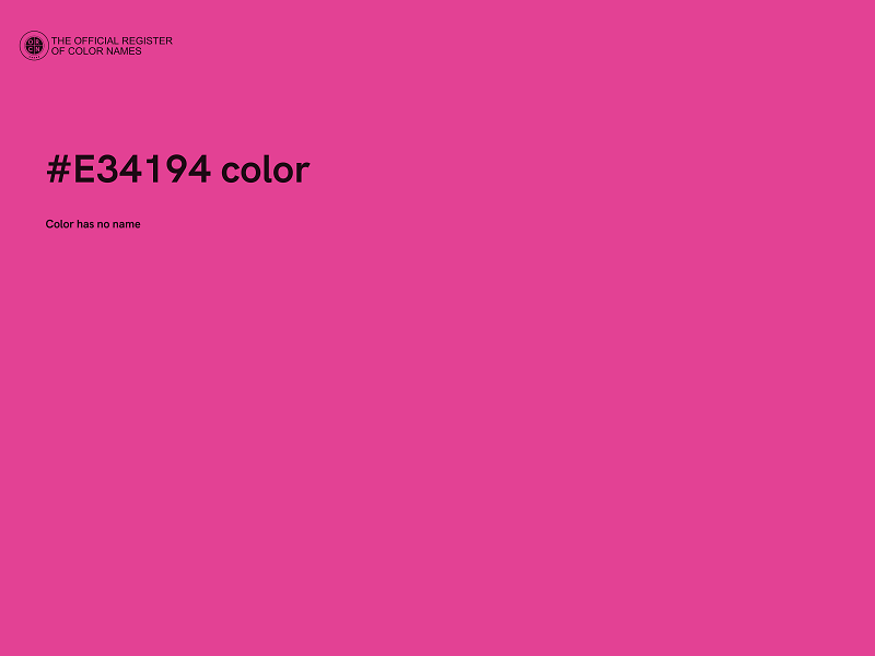 #E34194 color image