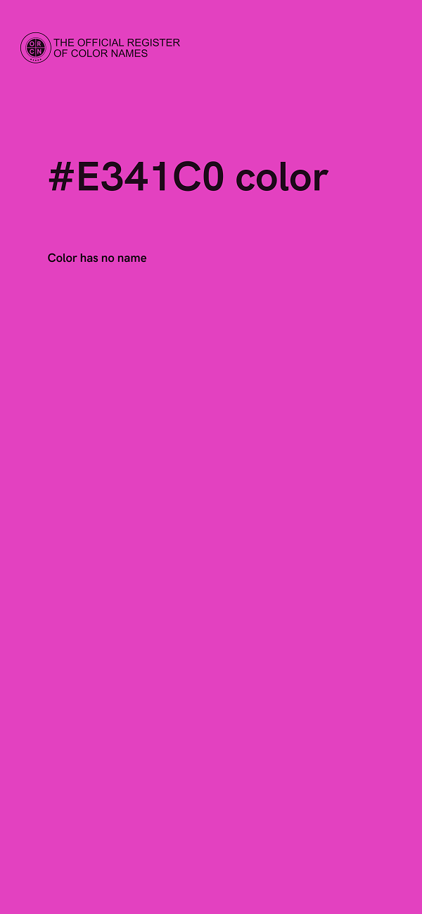 #E341C0 color image