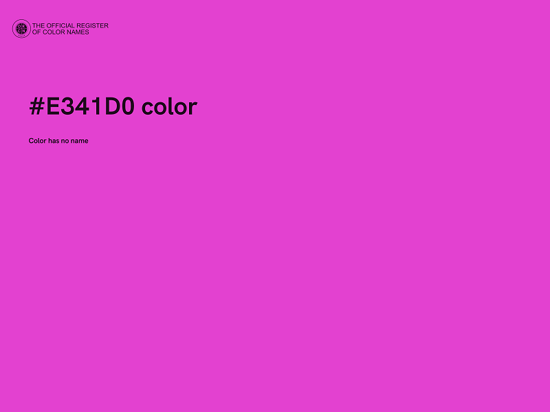 #E341D0 color image