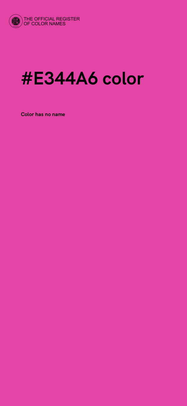 #E344A6 color image