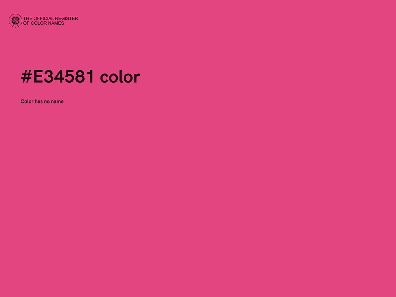 #E34581 color image