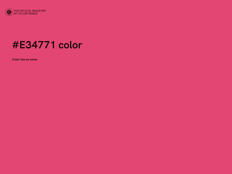 #E34771 color image