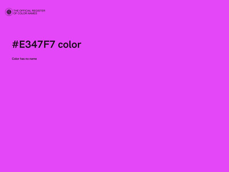 #E347F7 color image