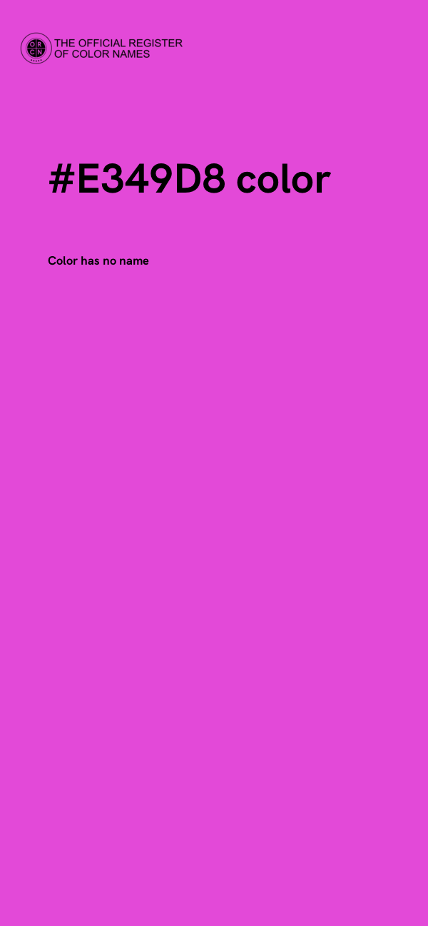 #E349D8 color image