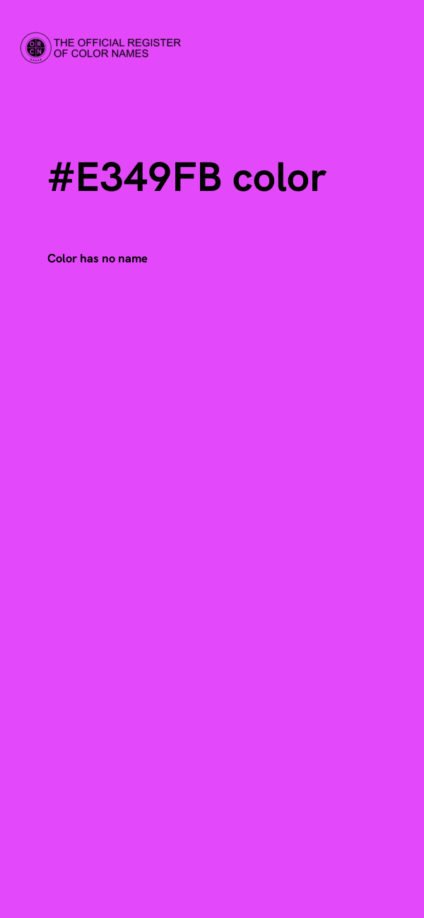 #E349FB color image