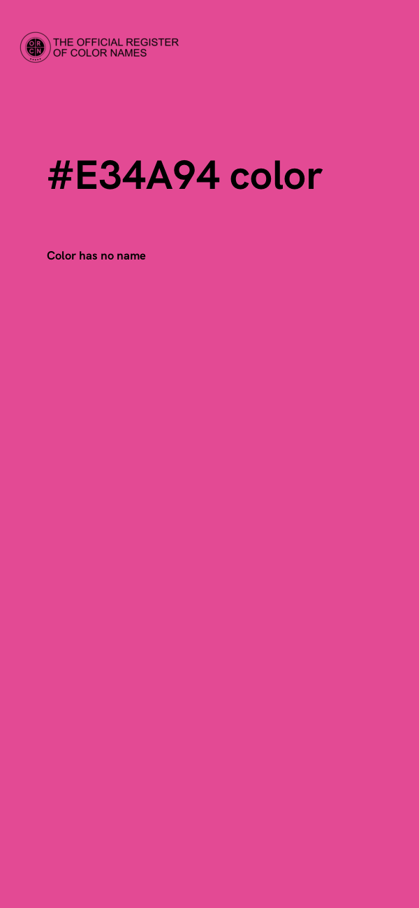 #E34A94 color image