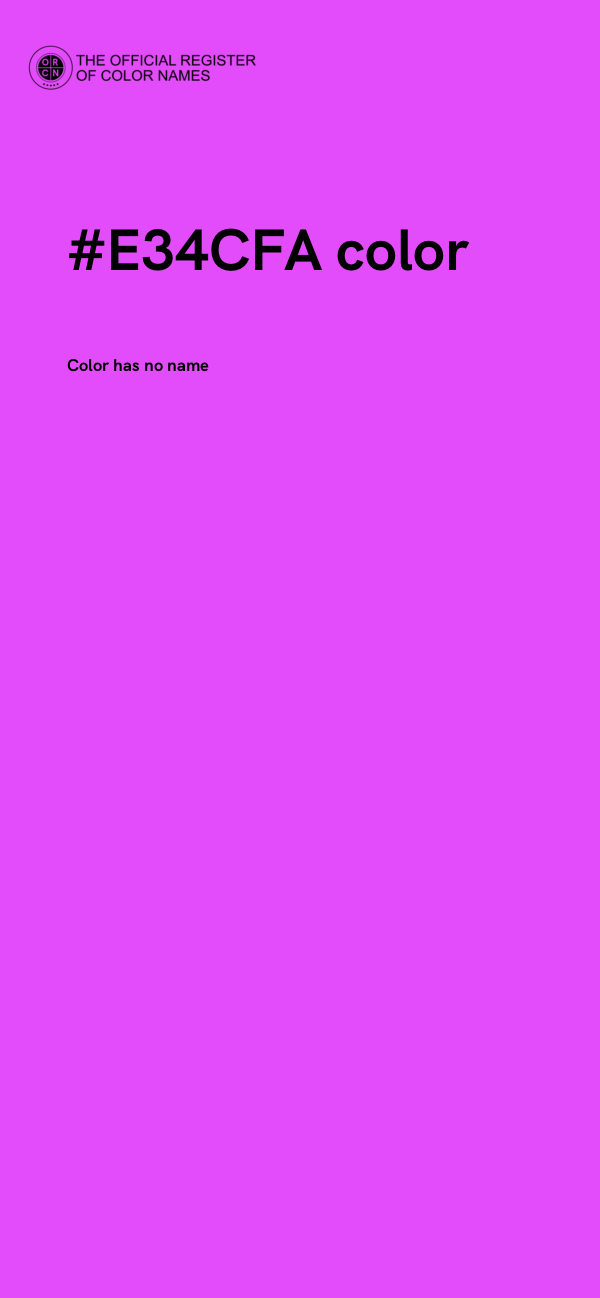 #E34CFA color image
