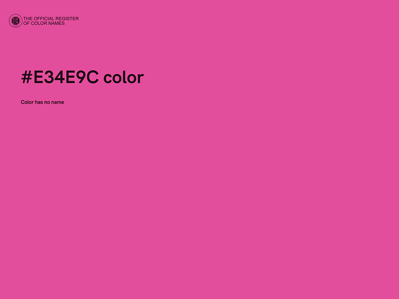 #E34E9C color image