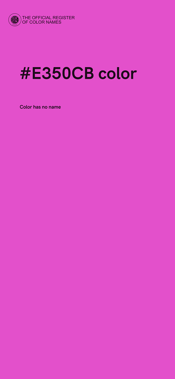 #E350CB color image