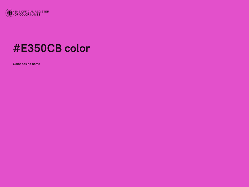 #E350CB color image