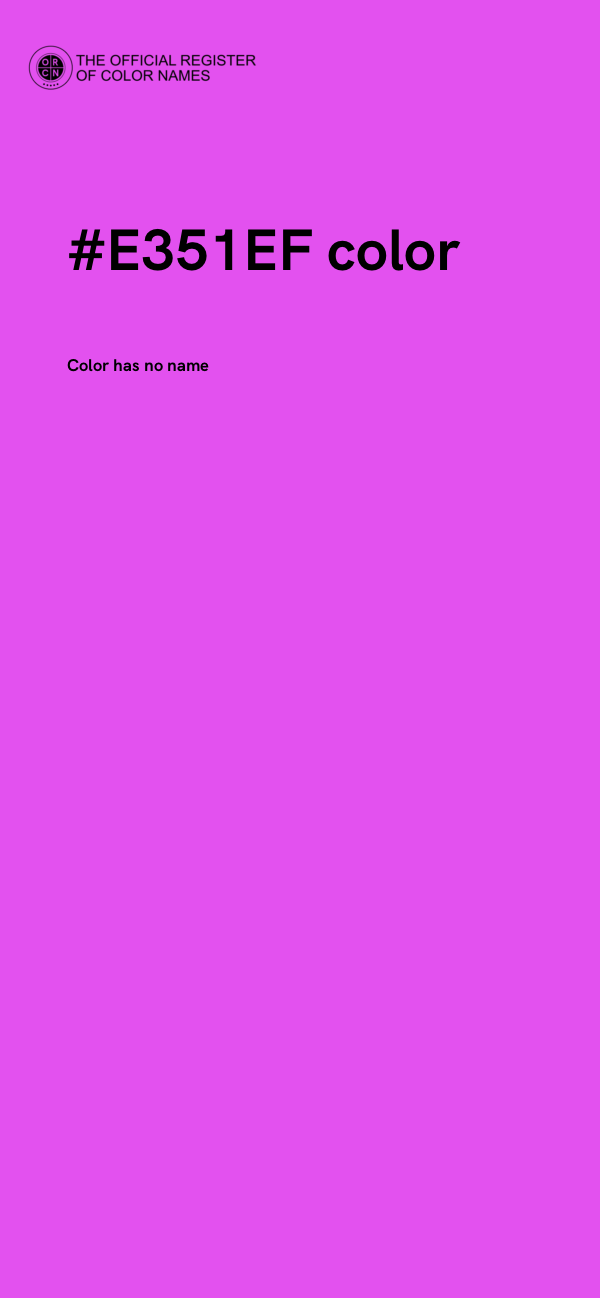 #E351EF color image