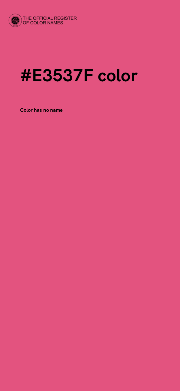 #E3537F color image