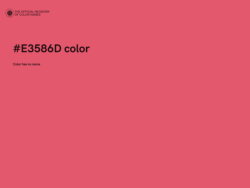 #E3586D color image