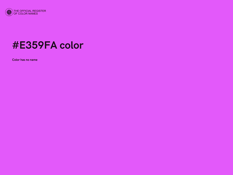 #E359FA color image