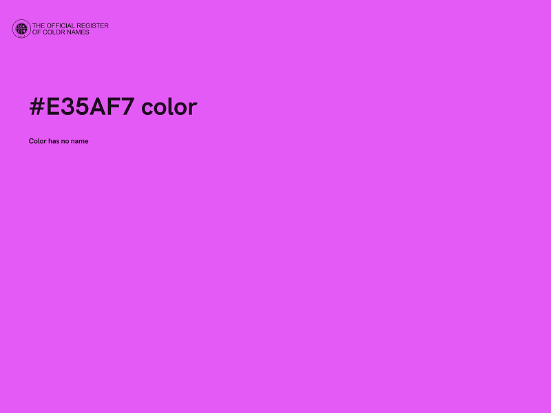 #E35AF7 color image