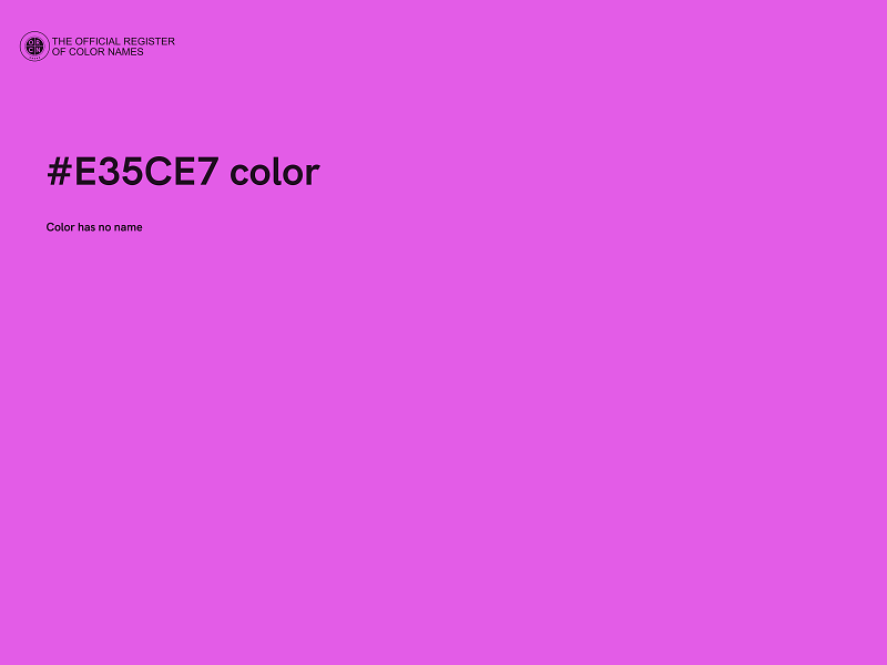 #E35CE7 color image
