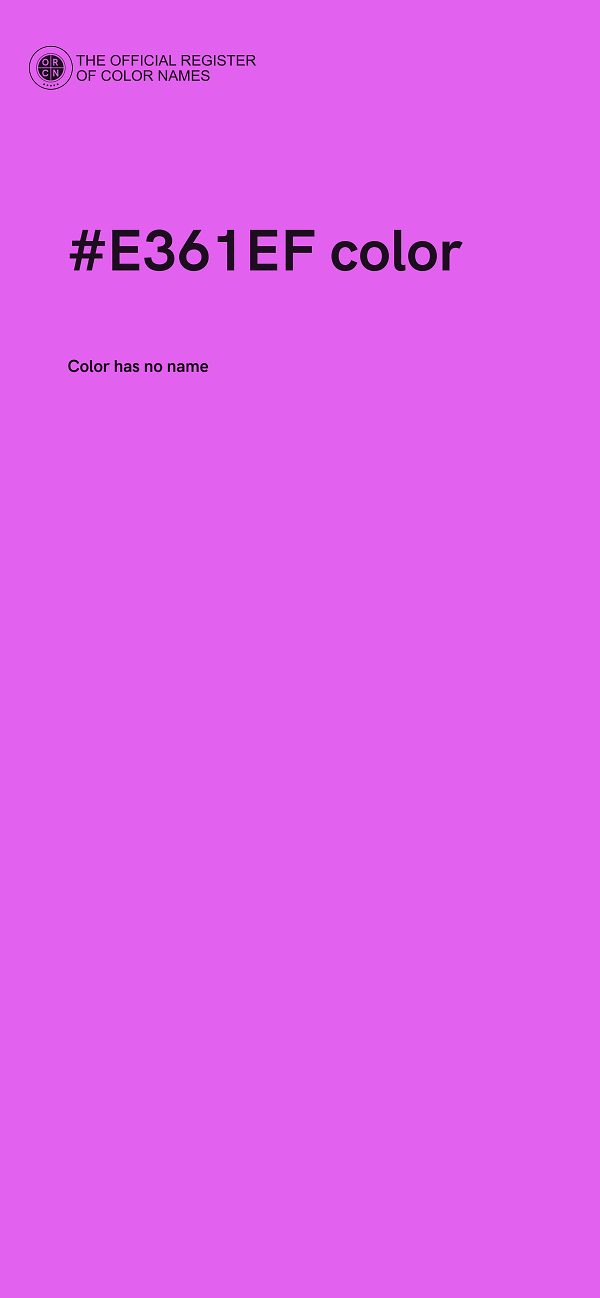 #E361EF color image