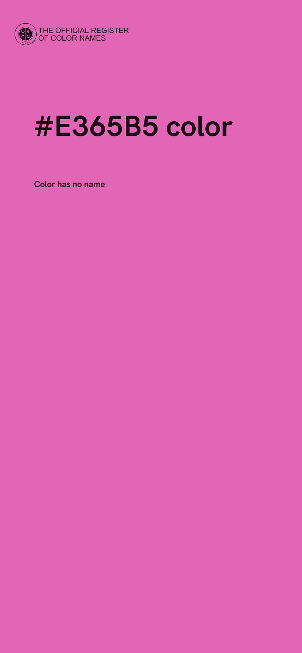 #E365B5 color image