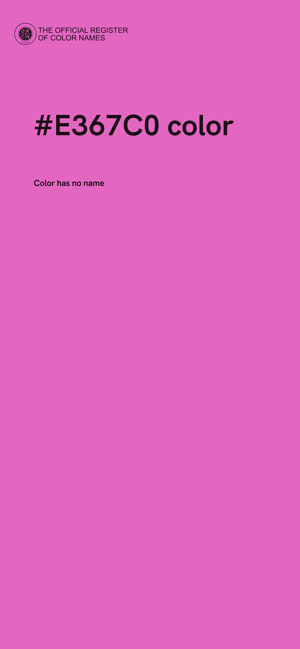 #E367C0 color image