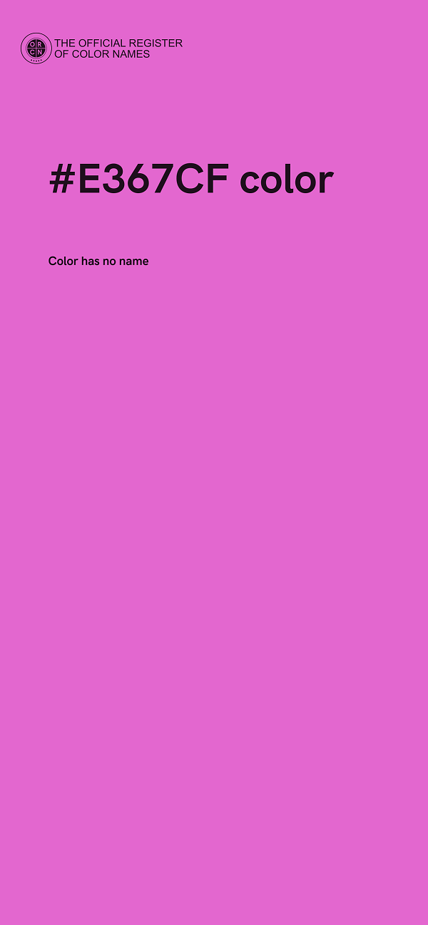 #E367CF color image