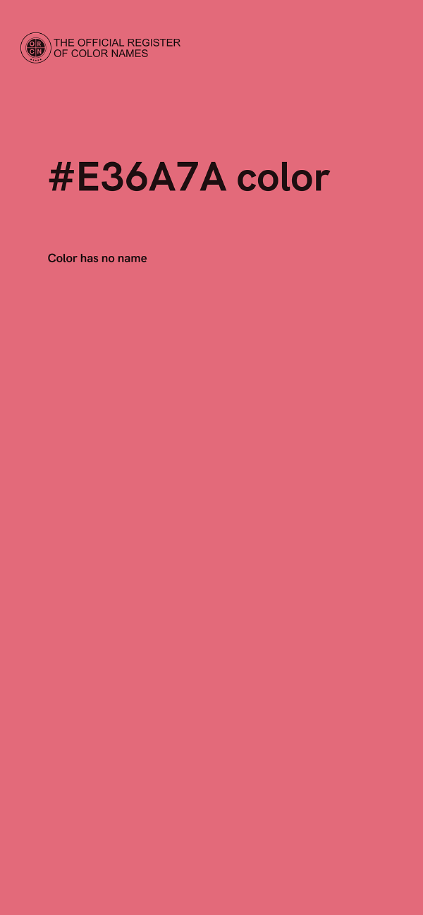 #E36A7A color image