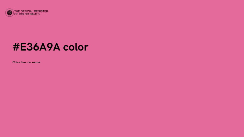 #E36A9A color image