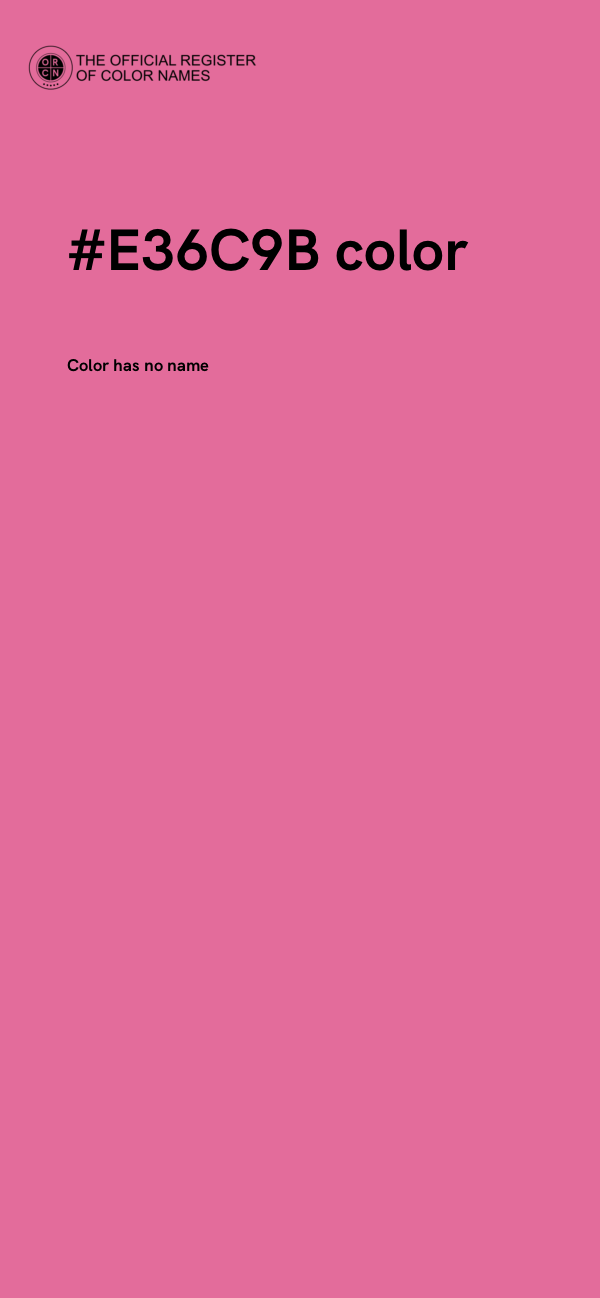 #E36C9B color image